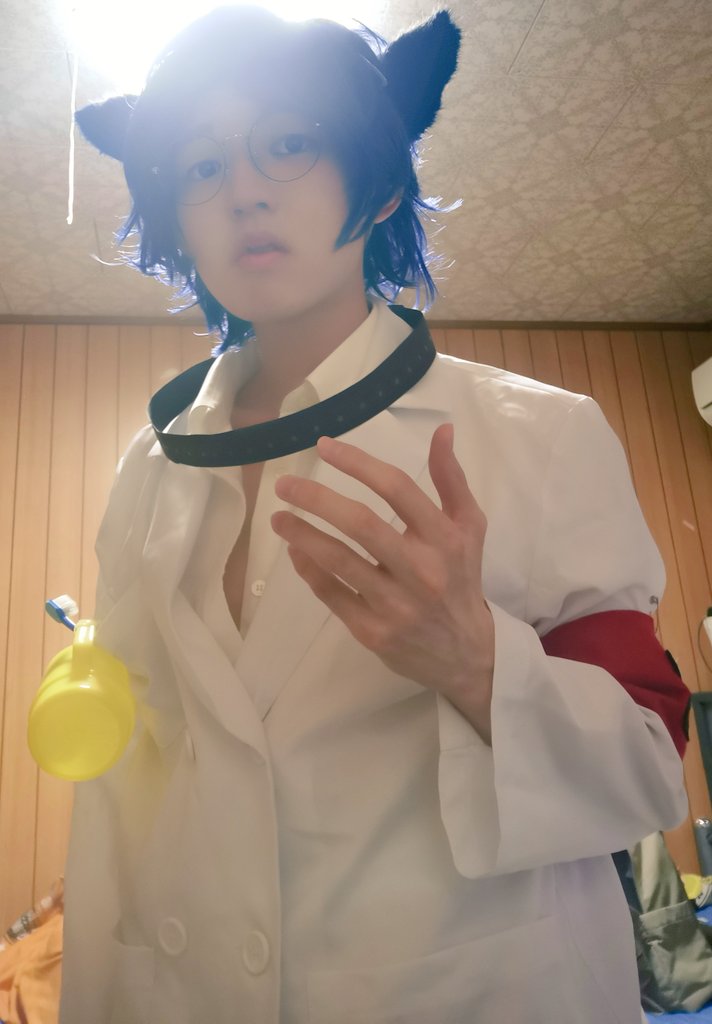 #カイ中将誕生祭2024です
誕生日おめでとう。カイのコスプレでお祝い🎂