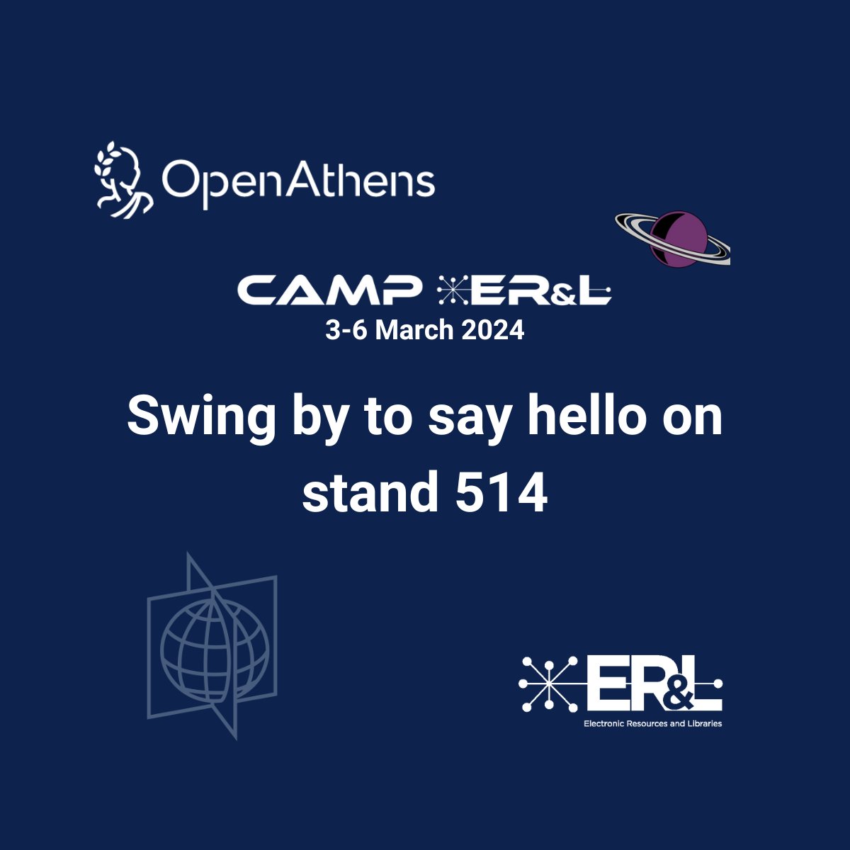Calling all ER&L folks! We're super excited to see all of you in Austin! Swing by our stand 514, we'd love to chat and see how OpenAthens can help you! If you'd like to secure a time to catch up with James at the event please get in touch - bit.ly/49QroIb
