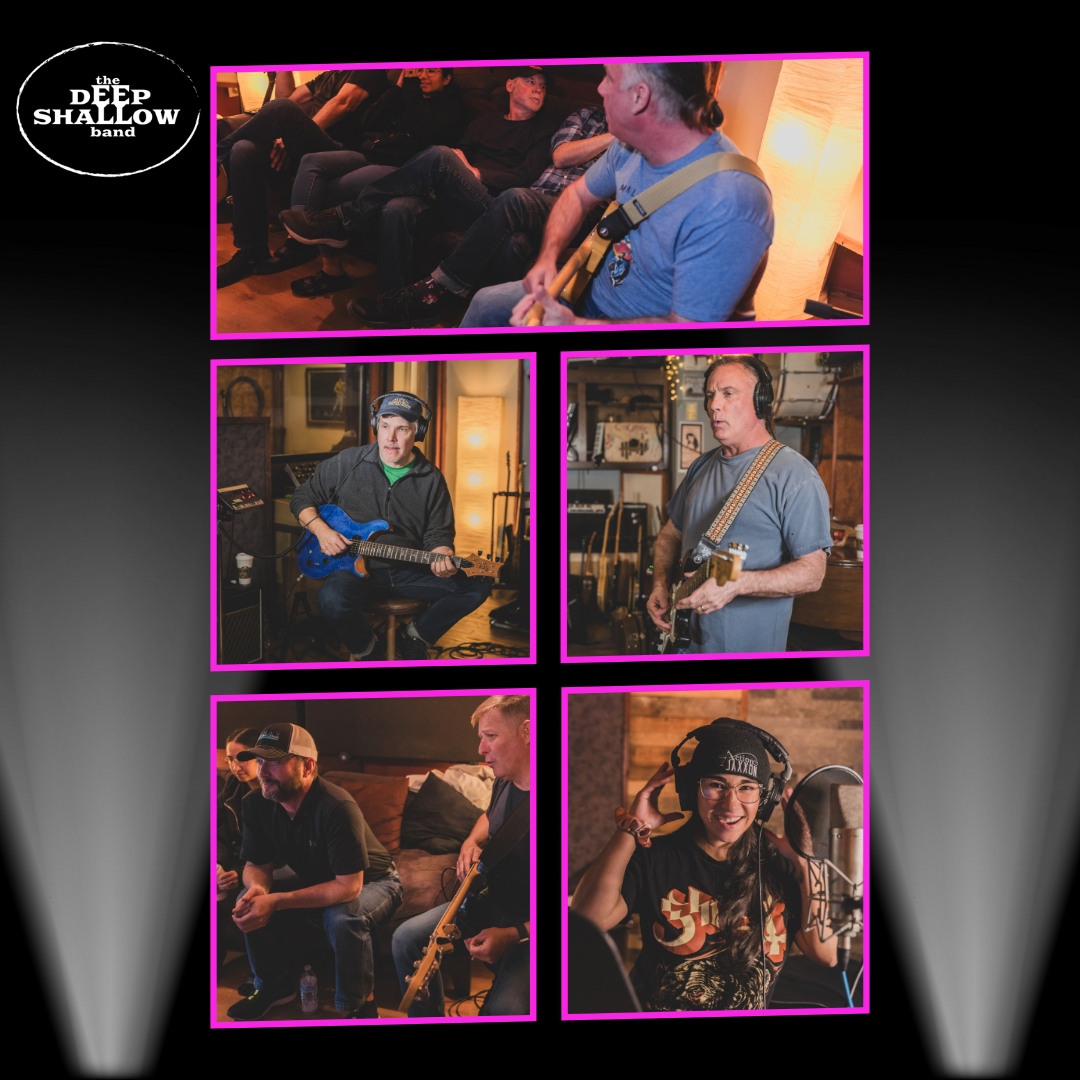 DeepShallowBand's tweet image. 🎶🎸 Studio sessions have been an absolute blast as we&apos;ve been crafting our latest release! 🚀✨ 

From creative jams to unforgettable moments, we&apos;ve had a blast bringing this new music to life. Stay tuned for what&apos;s coming next! 🎧🌟 #StudioFun #NewRelease #TheDeepShallowBand