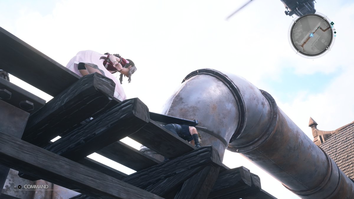 エアリスのパンツは黒…なるほど…フゥン 