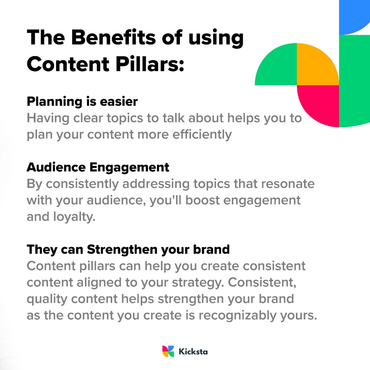 🤔What Are Content Pillars? 🤔

💡 Why Should You Use Them? 💡

🔍Let's see!🔍

#instagramgrowth #instagramgrowthtips #instagramgrowthexpert #instagramgrowthservice #instagrambusinesses #instagrambusinessgrowth #instagrambusinessaccount #instagrammarketingstrategy #kicksta