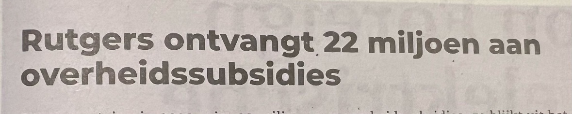 Niet alles geloven wat in de krant staat 😜