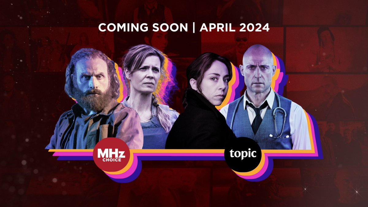 ICYMI: More characters, more Nordic crime, more heart-pumping thrillers are all coming your way when Topic becomes MHz Choice in April 2024! Learn more: topic.com/mhz/