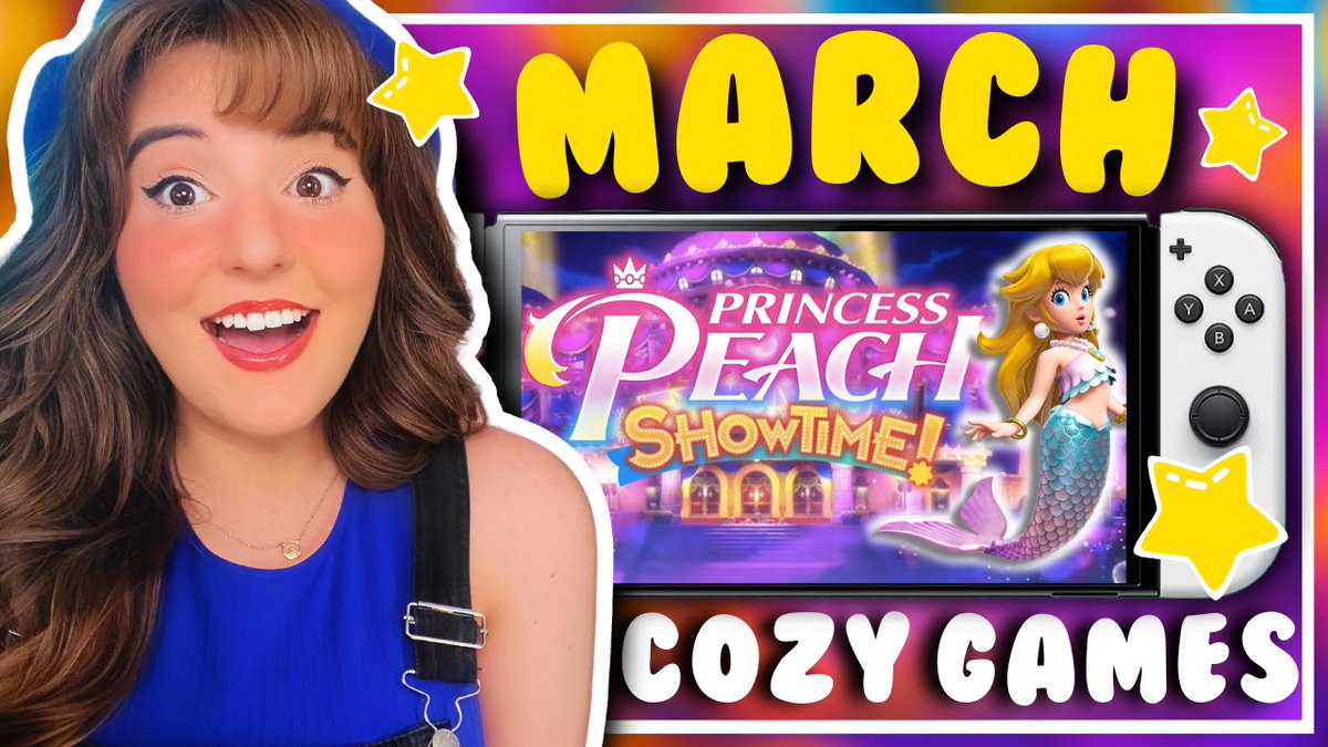 March is FOR the COZY GAMERS ☘️💕

Because there are so many INCREDIBLE games coming out this month!

I just posted a NEW VIDEO going over some of the ones I’m especially excited about!

Check it out! 
youtu.be/u9VdXW37Ad8?si…