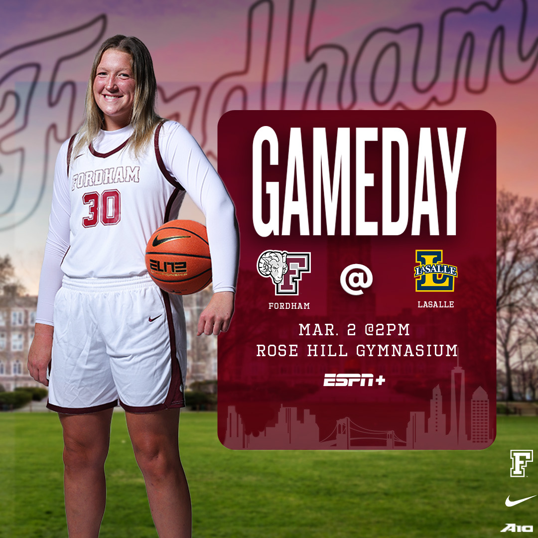 Special day at Rose Hill as we close the regular season with Senior Day against La Salle! ℹ️ 2:00 PM | Rose Hill Gym 📺 @ESPNPlus 🗞️ tinyurl.com/22dbm82t #BronxBuilt | #A10WBB