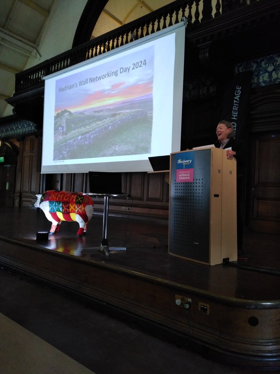 We're at @Discovery_Mus today for this year's Hadrian's Wall Networking Day, a great opportunity to hear about the latest projects and meet colleagues from east to West across the Wall. #HadriansWall @TWAMmuseums