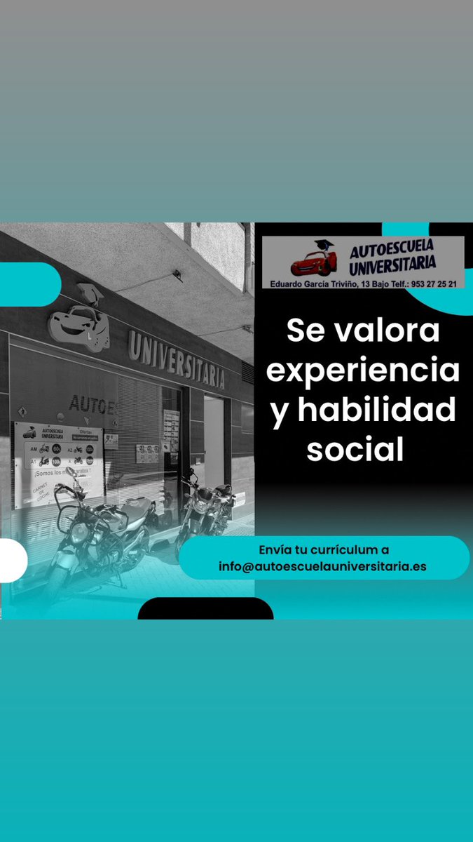 AUTOUNIVERSITAR's tweet photo. Telf 953272521 https://t.co/RfML6Czuce
