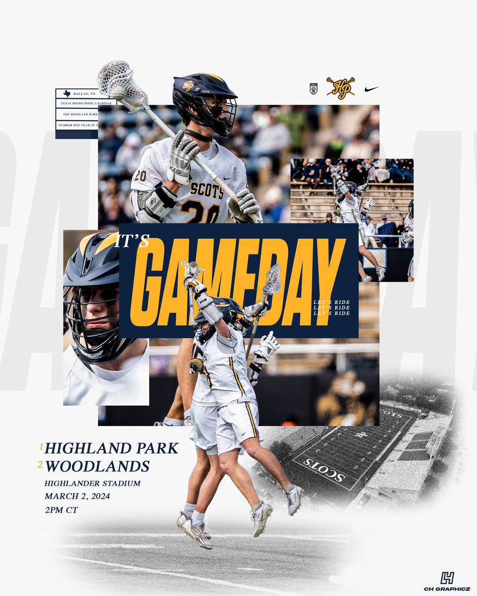 Battle of two top teams in Texas today in Dallas. #1 <a href="/hplax/">Highland Park (TX) Scots 🥍</a> v #2 <a href="/TWHSLax/">TWHSLax</a>  💥. Varsity Gold at Noon, Varsity Blue at 2pm. Livestream here 👉 gameonsportsnetwork.com/hp-d1-lax/. #hplax #texaslacrosse #thsll
