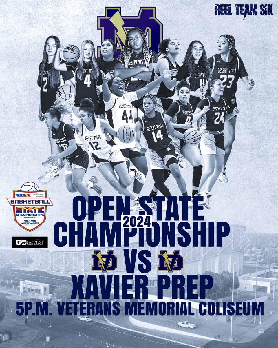 Desert Vista Girls Basketball (@vistagirls) on Twitter photo ⚡️It’s Game Dayyyy!⚡️
But not just any game day….its OPEN DIVISION STATE CHAMPIONSHIP GAME DAY!!!! Bring it home Lady Thunder! Lets Goooooo!🏆 #ThunderNation #GoThunder #JustUs ⚡️It’s Game Dayyyy!⚡️
But not just any game day….its OPEN DIVISION STATE CHAMPIONSHIP GAME DAY!!!! Bring it home Lady Thunder! Lets Goooooo!🏆 #ThunderNation #GoThunder #JustUs