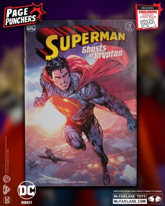 McFarlane Toys Ghosts of Krypton Superman (7”) heading to preorder March 6th. 

#mcfarlanetoys #dcmultiverse #superman #dcmultiversefigures #krypton #ghostsofkrypton #dccomics #actionfigures #toynews #toycollector #toycommunity #inpursuitoftoys