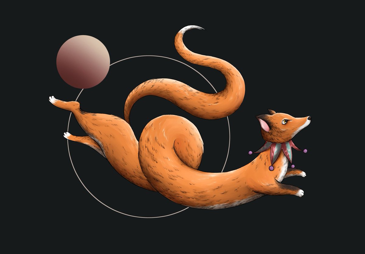 This twisted fox wishes you a happy weekend 🦊