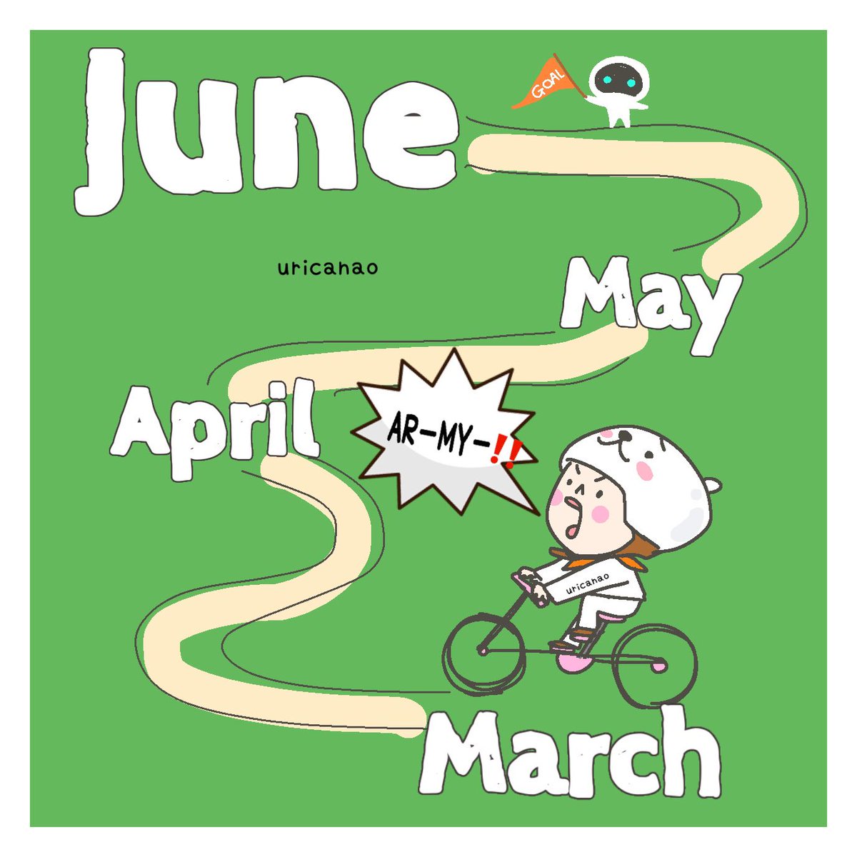 <a href="/michi0_0rj/">❤💚💙みち🩷🩵💛</a> おひさしぶりです✨
ｼﾞﾝﾆﾑもーすぐですね❤︎

#6月はよ
#ｱﾙｼﾞｪメット
#ｱﾙｼﾞｪライダースーツ
#btsfanart

イラストbyうり＠junguccivliton7