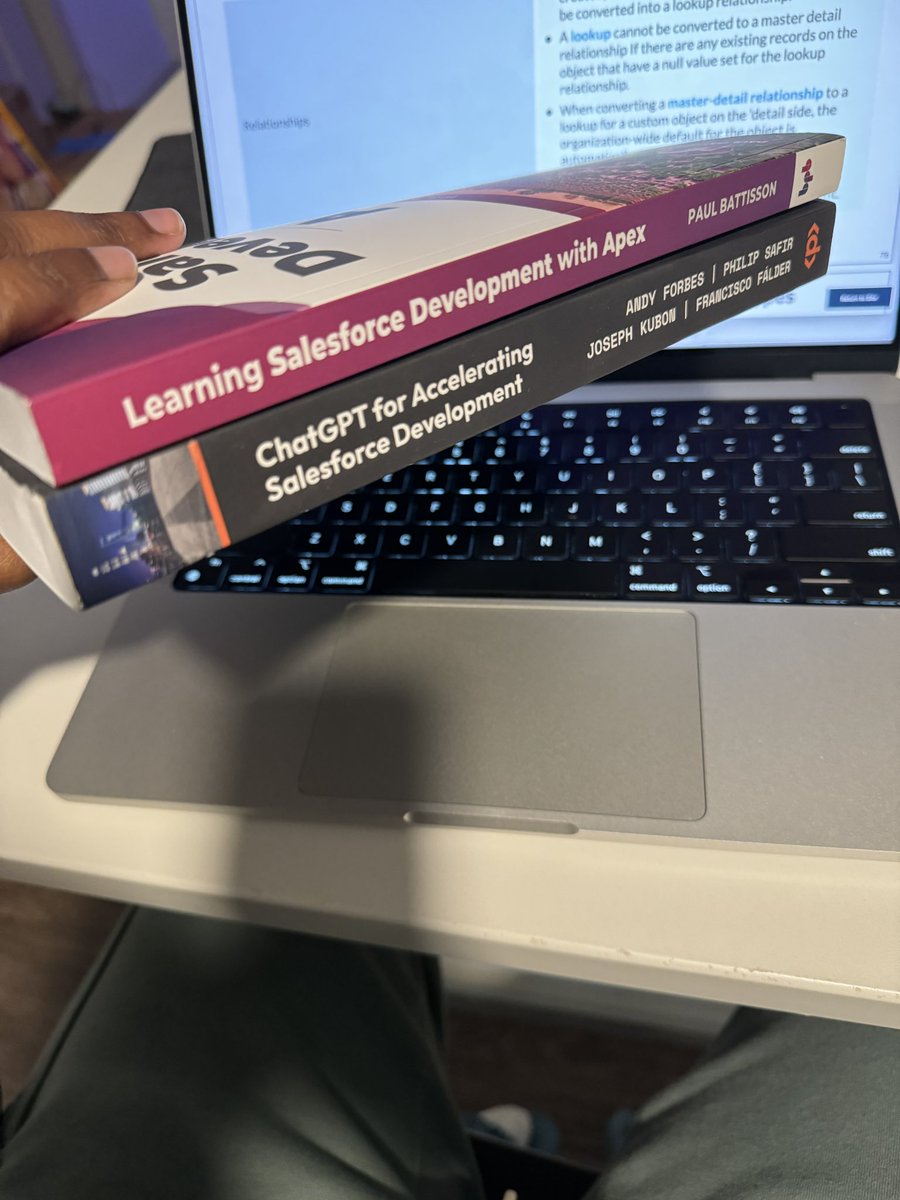 lowkeyklace's tweet image. Next 10 weeks and beyond 🙏🏾🚀. The community speaks highly of the first book! I’ll revisit this tweet and give my opinion as well! #Salesforce #SalesforceDev