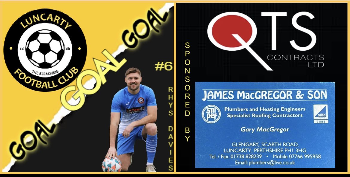 LuncartyFC's tweet image. Goal 

@HaddAth 1 - 1 @LuncartyFC 44mins

The Luncarty Haaland levels up. Rhys Davies @GaryMacG