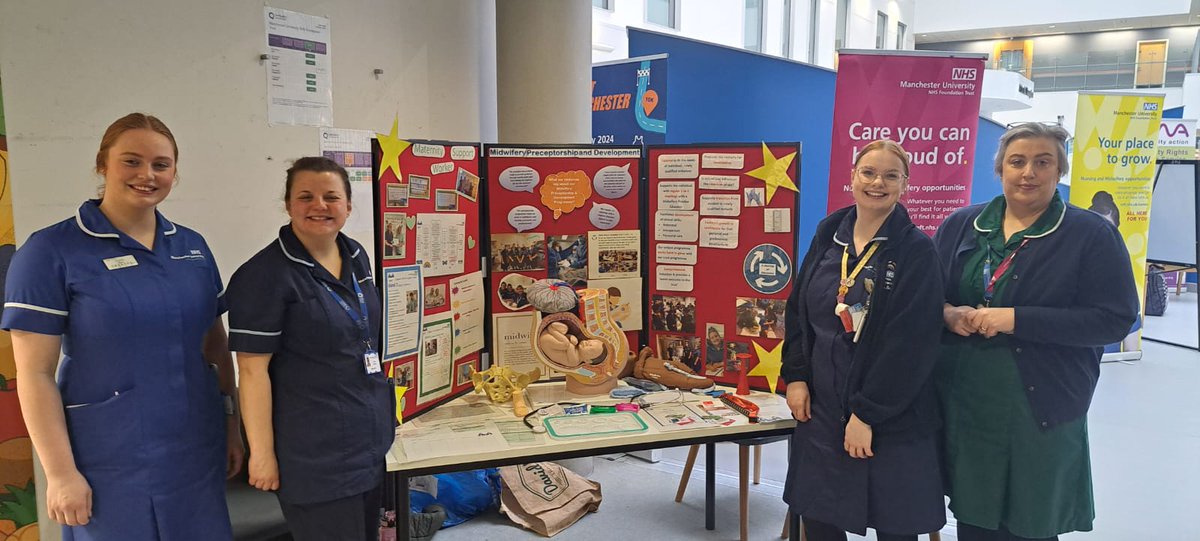 A successful day showcasing the opportunities available at Saint Mary's! #midwifery #recruitment <a href="/MFT_SaintMarys/">Saint Mary's at MFT</a> <a href="/SarahOwenRM/">Sarah Owen MFT</a> <a href="/BevOConnor58/">Bev O'Connor</a> <a href="/esme__b/">Esme 💙</a> <a href="/BambinoBambina/">Sarah</a> <a href="/mary_symington/">Mary Symington</a>