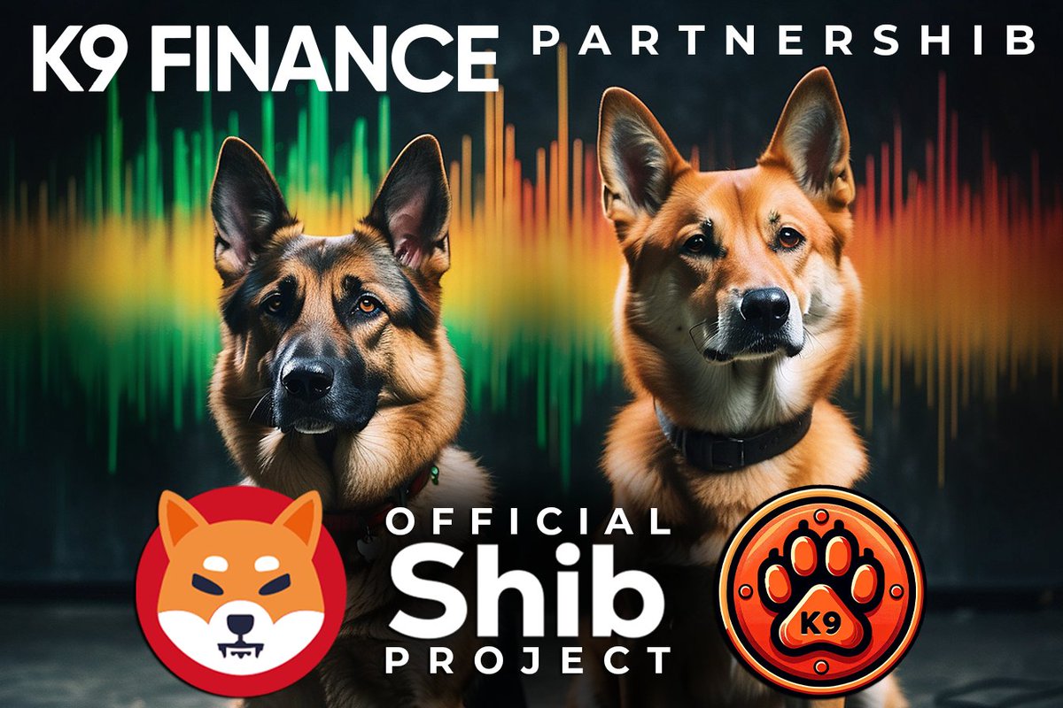 🚨🚨 MAJOR PARTNERSHIB 🚨🚨

K9 Finance DAO is an official partner of <a href="/Shibtoken/">Shib</a> 

$KNINE launch March 7th on <a href="/Uniswap/">Uniswap Labs 🦄</a> v2

"Official Liquid Staking of $SHIB Team's Layer-2: #Shibarium" - @apeterminal 

~~major announcements coming this week~~
