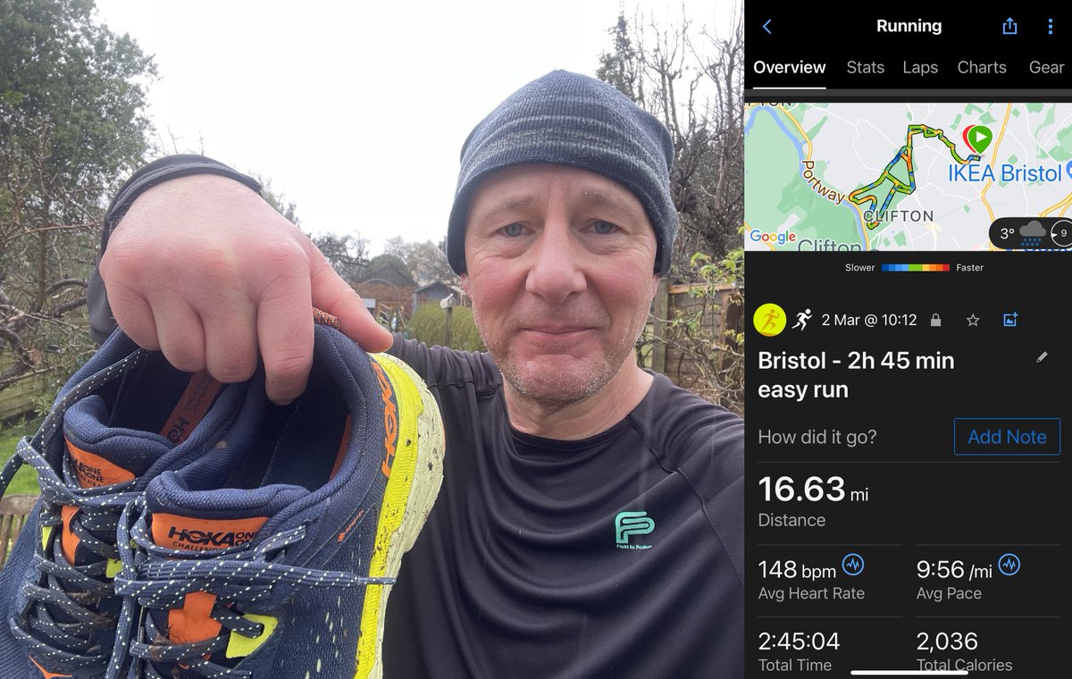 Jeff Brunstrom (@jeffbrunstrom) on Twitter photo Today, I ran 16.6 miles in freezing rain. Why? Because I'm determined to get fit for the upcoming London Marathon in just 49 days. 
If you’ve got some spare cash and you want to make a difference, please sponsor me – I’m running for an awesome charity: justgiving.com/page/jeff-brun…. Today, I ran 16.6 miles in freezing rain. Why? Because I'm determined to get fit for the upcoming London Marathon in just 49 days. 
If you’ve got some spare cash and you want to make a difference, please sponsor me – I’m running for an awesome charity: justgiving.com/page/jeff-brun….