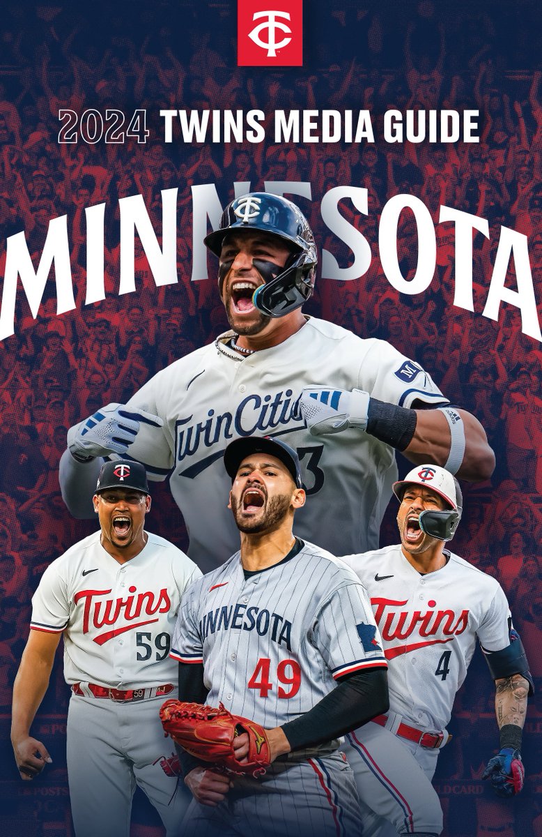 For the 64th time, the Minnesota Twins media guide...