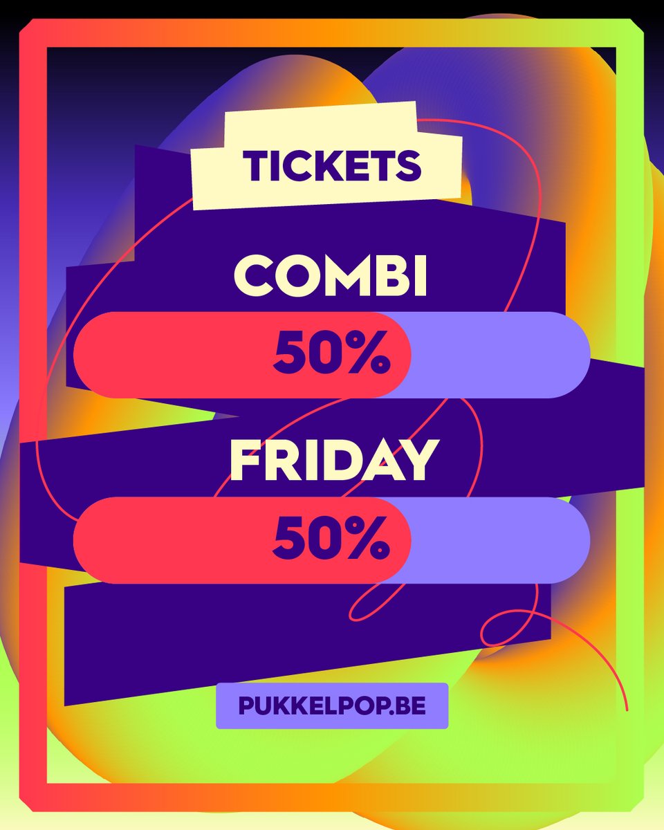 Tickets for Pukkelpop 2024 are going FAST! Don't delay, buy toda- right now! pukkelpop.be