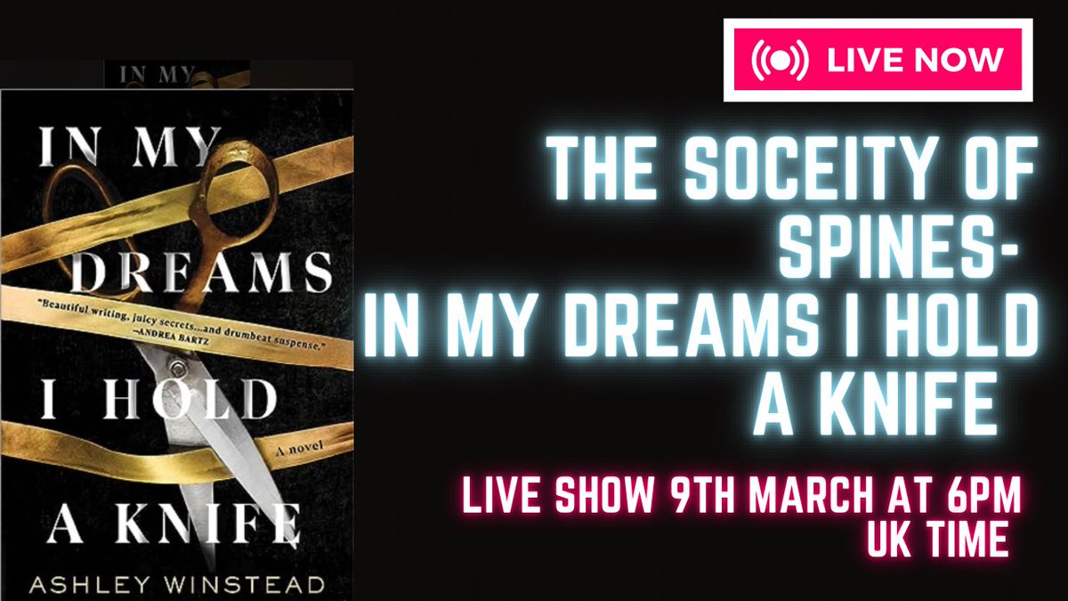 The society of spines - In my dreams I hold a knife Feb Live Discussion youtube.com/live/sA1SWkJ_9… via <a href="/YouTube/">YouTube</a>