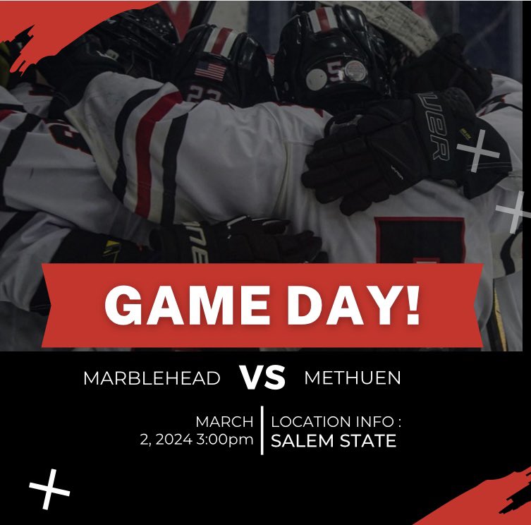 HeadersHockey's tweet image. Game Day!  Vs Methuen 3pm Salem State.  MIAA D3 Tournament Round of 16.  Go Headers!