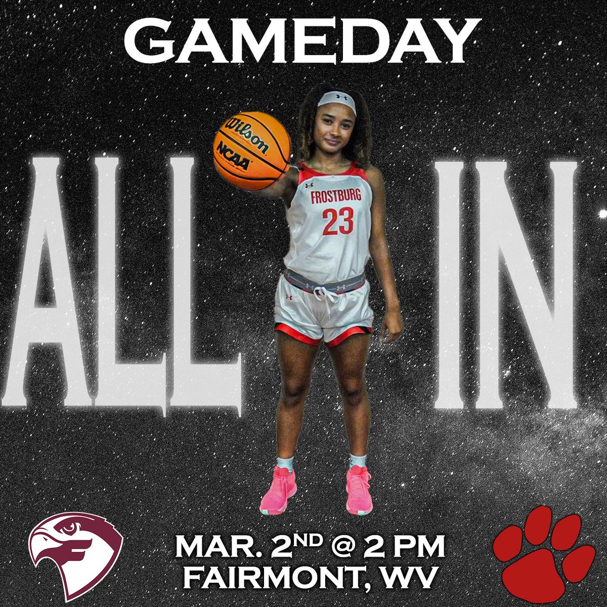 frostburgsports's tweet image. Looking to clench an MEC regular season title 🏆 @FROSTBURG_WBB travels to Fairmont State for a game time of 2pm 🏀🐾 

#BobcatPride