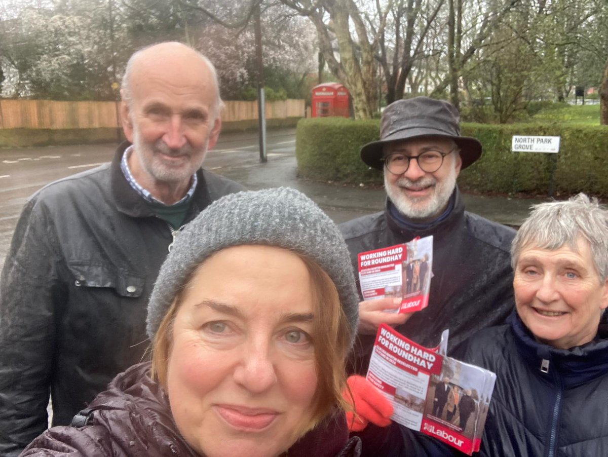 Roundhay Labour Party (@roundhaylabour) on Twitter photo Photogenic campaigners - It takes a lot to dampen the enthusiasm of our Candidate Cllr Lisa Martin with a helping hand from Fabian and the team. <a href="/CllrLisaMartin/">Cllr Lisa Martin</a> <a href="/FabianLeedsNE/">Fabian Hamilton MP</a> Photogenic campaigners - It takes a lot to dampen the enthusiasm of our Candidate Cllr Lisa Martin with a helping hand from Fabian and the team. <a href="/CllrLisaMartin/">Cllr Lisa Martin</a> <a href="/FabianLeedsNE/">Fabian Hamilton MP</a>