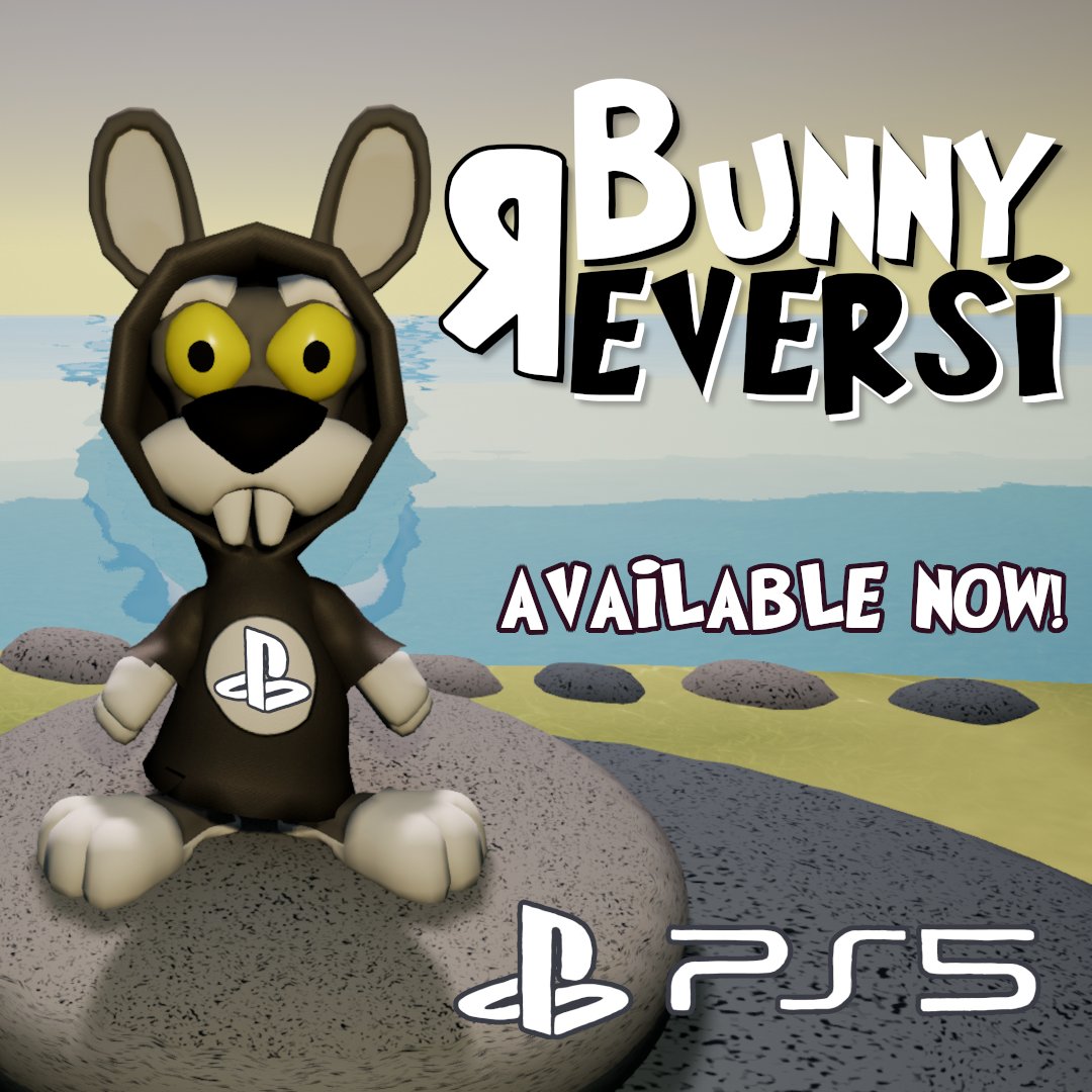DillyFrameGames's tweet photo. Bunny Reversi is available now on #PS5! 4 new stacks!
Play as a Bunny against AI or against your couch friend in split-screen mode.

#puzzle #bunnyreversi #indiegame #indiedev #platinum #newstack #PlayStationTrophy #splitscreen #coop https://t.co/8px470C5k8