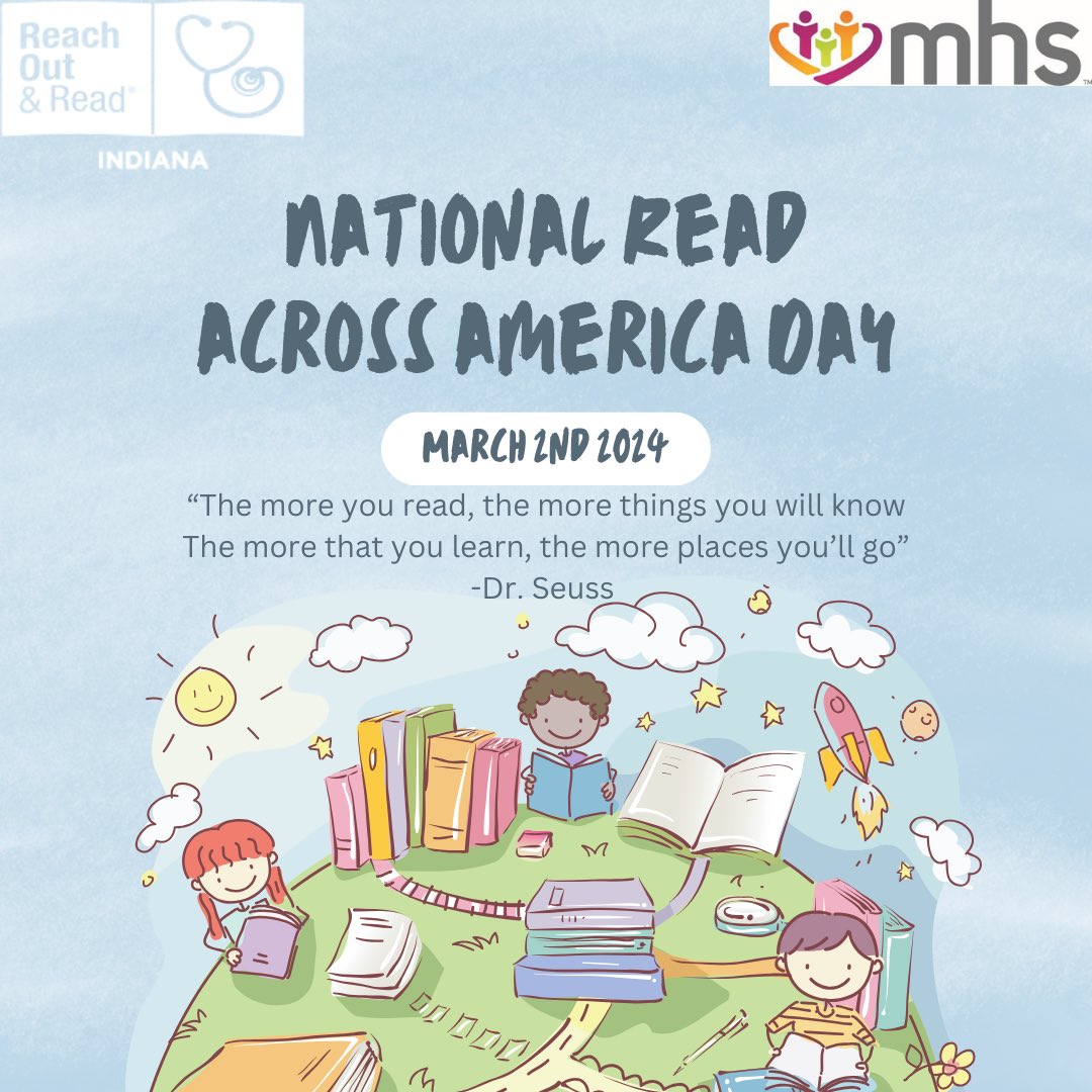 IND_AAP (@ind_aap) on Twitter photo March 2nd is National Read Across America Day, and we're thrilled to celebrate the joy of reading! At Reach Out and Read Indiana, we believe in the magic of books, and with the incredible support of <a href="/MHSIndiana/">MHS Indiana</a> , we're spreading that magic far and wide. #MHSCommunity  #RORIndiana March 2nd is National Read Across America Day, and we're thrilled to celebrate the joy of reading! At Reach Out and Read Indiana, we believe in the magic of books, and with the incredible support of <a href="/MHSIndiana/">MHS Indiana</a> , we're spreading that magic far and wide. #MHSCommunity  #RORIndiana
