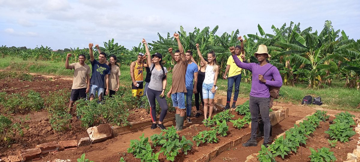 Jóvenes que estudian, trabajan y defienden la Patria, terminan su jornada del sábado pidiendo paz para Palestina.
#FreePalestine