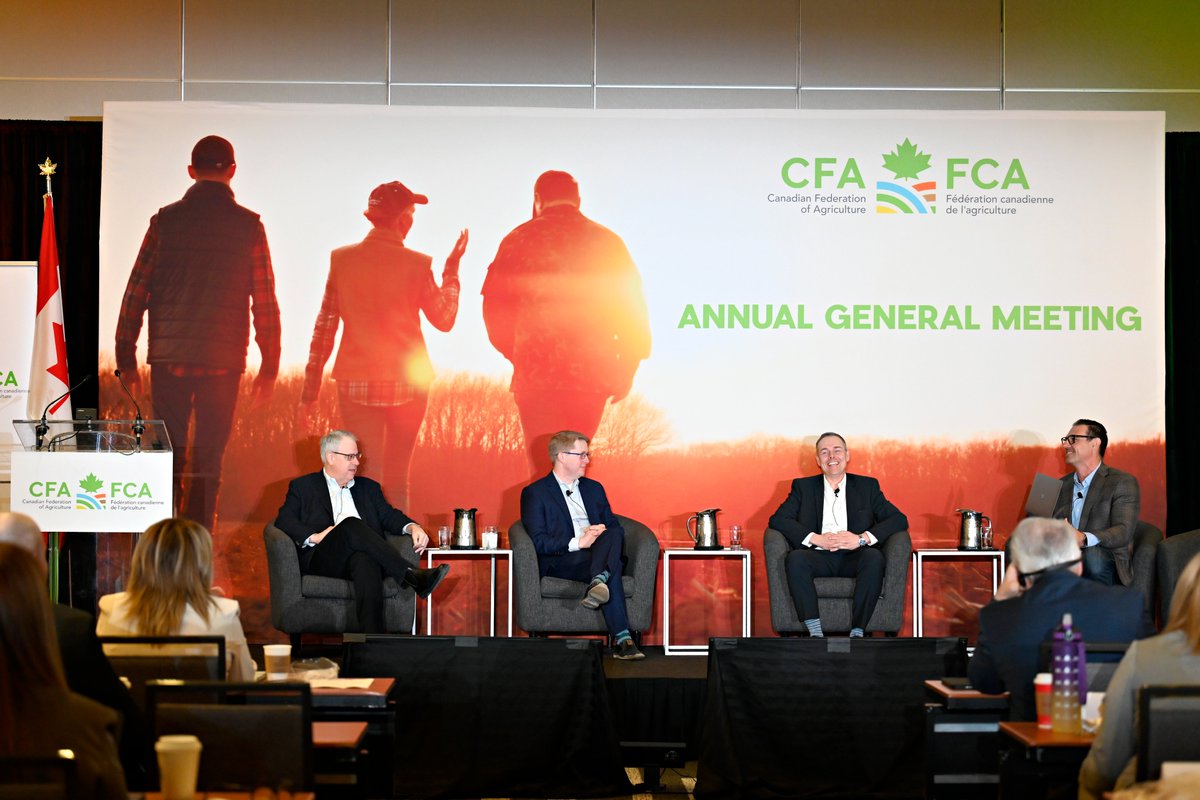 If you missed this week's #CFAAGM24 live broadcast of #RealAgRadio on @RuralRadio147 with @shaunhaney  sponsored by @MNP_LLP.

Fantastic episode focusing on Geopolitics & #cdnag. 

Expert Panel included: #SteveVerheul @DarrellBricker @Stuart_Person @McCannTyler