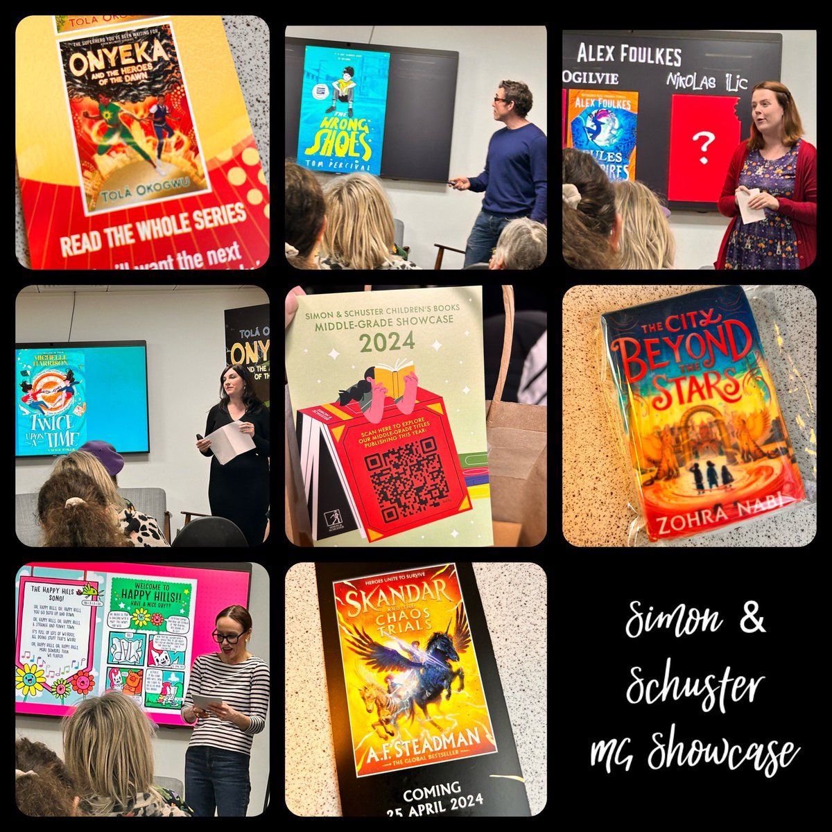 What a wonderful day of celebrating @simonkids_UK’s upcoming middle grade titles. I have added A LOT of titles to my teetering TBR! Thank you to everyone involved.