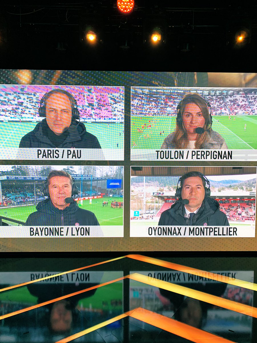 JB Esculiรฉ (@jbesculie) on Twitter photo Le casting du jour pour le Multirugby ! #SFPvSP #RCTvUSAP #ABvLOU #ORvMHR ร suivre sur <a href="/CanalplusSport/">CANAL+ Sport</a> avec toujours <a href="/blinmathieu2/">Mathieu Blin</a> et les รฉquipes de <a href="/FaustineSaigne/">Faustine Saigne</a> Le casting du jour pour le Multirugby ! #SFPvSP #RCTvUSAP #ABvLOU #ORvMHR ร suivre sur <a href="/CanalplusSport/">CANAL+ Sport</a> avec toujours <a href="/blinmathieu2/">Mathieu Blin</a> et les รฉquipes de <a href="/FaustineSaigne/">Faustine Saigne</a>