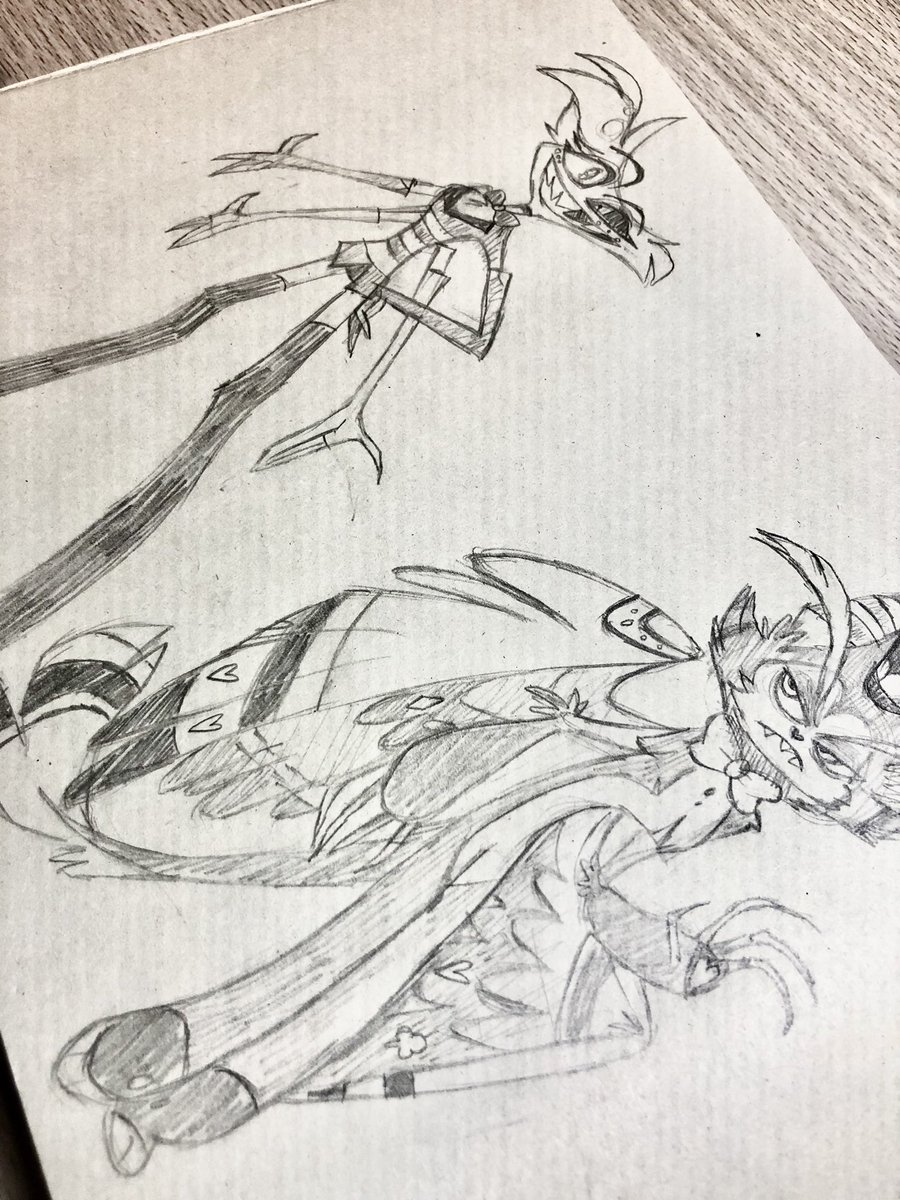 co_offe31's tweet photo. hazbin模写 https://t.co/TE87Y6WSdo