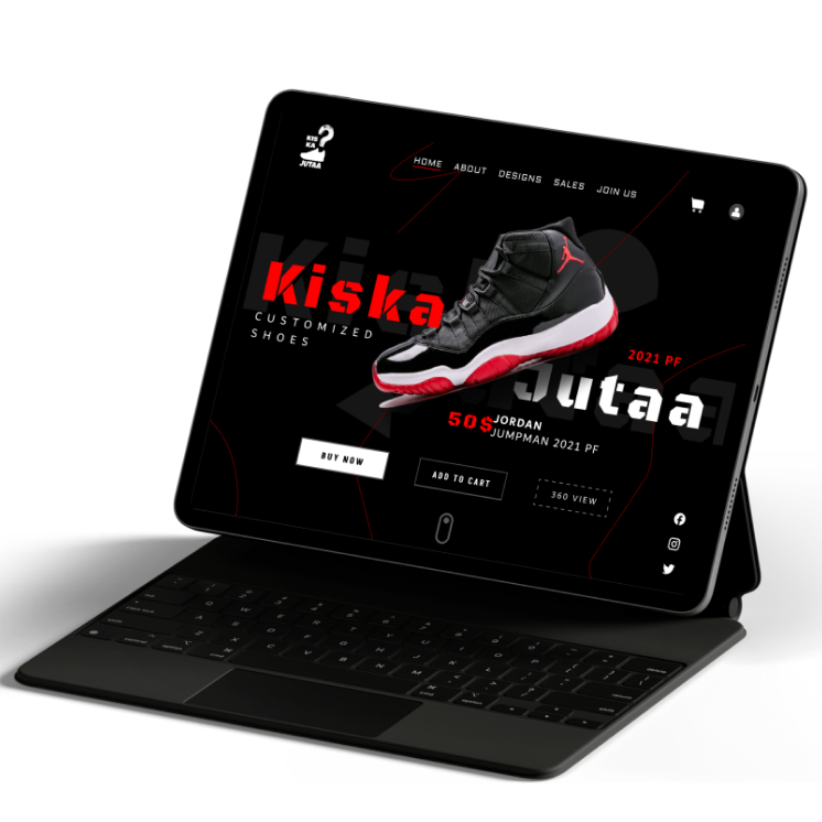 prashant_gigs's tweet photo. Look at this conceptual design for a shoe customization startup - KiskaJutta
Designed in Figma

@WebDesignDev @Design_Week @figma 

#CustomShoes #FootwearDesign #ShoeCustomization #PersonalizedKicks #CreativeDesign #DigitalDesign #OnlinePlatform #EcommerceSite https://t.co/uS93BvtnOL
