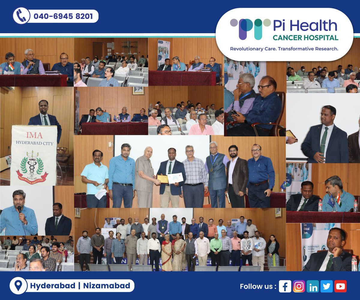 Dr. A Venugopal (Head of Department, Sr Medical Oncologist and Hematologist), who has shared valuable insights on 'Management of EGFR Mutated Non-Small Cell Lung Cancer' during a session organized by IMA Hyderabad in association with #PiHealthCancerHospital.