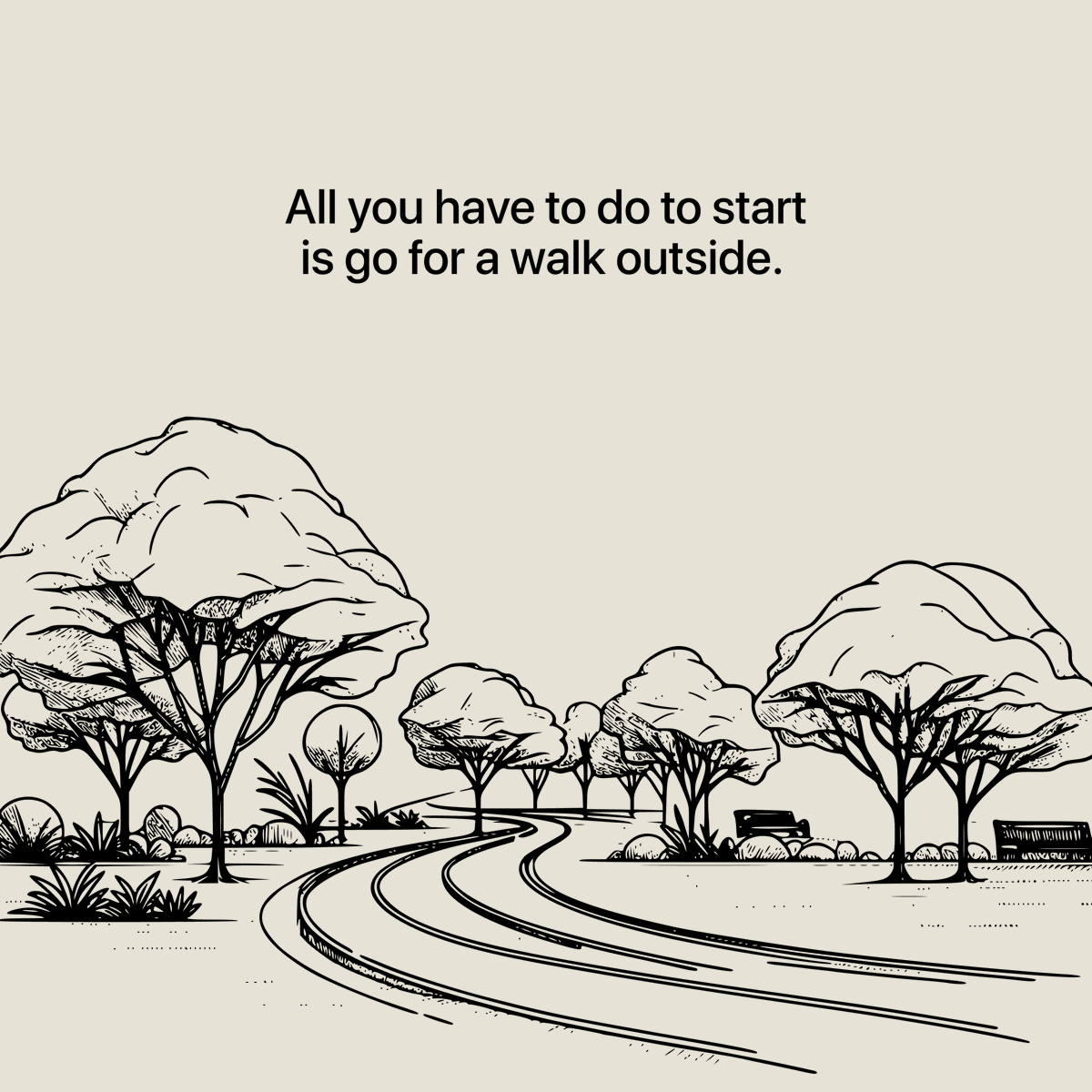 drex_dsgn's tweet photo. Life comes with a great game pre-installed. 

It’s called Walking.

All you have to do to start is go for a walk outside. 

Then it’s somewhat random, but every few thousand steps or so you will find yourself reliably rewarded with a great idea.  

It’s free to play, forever.

 @0FJAKE