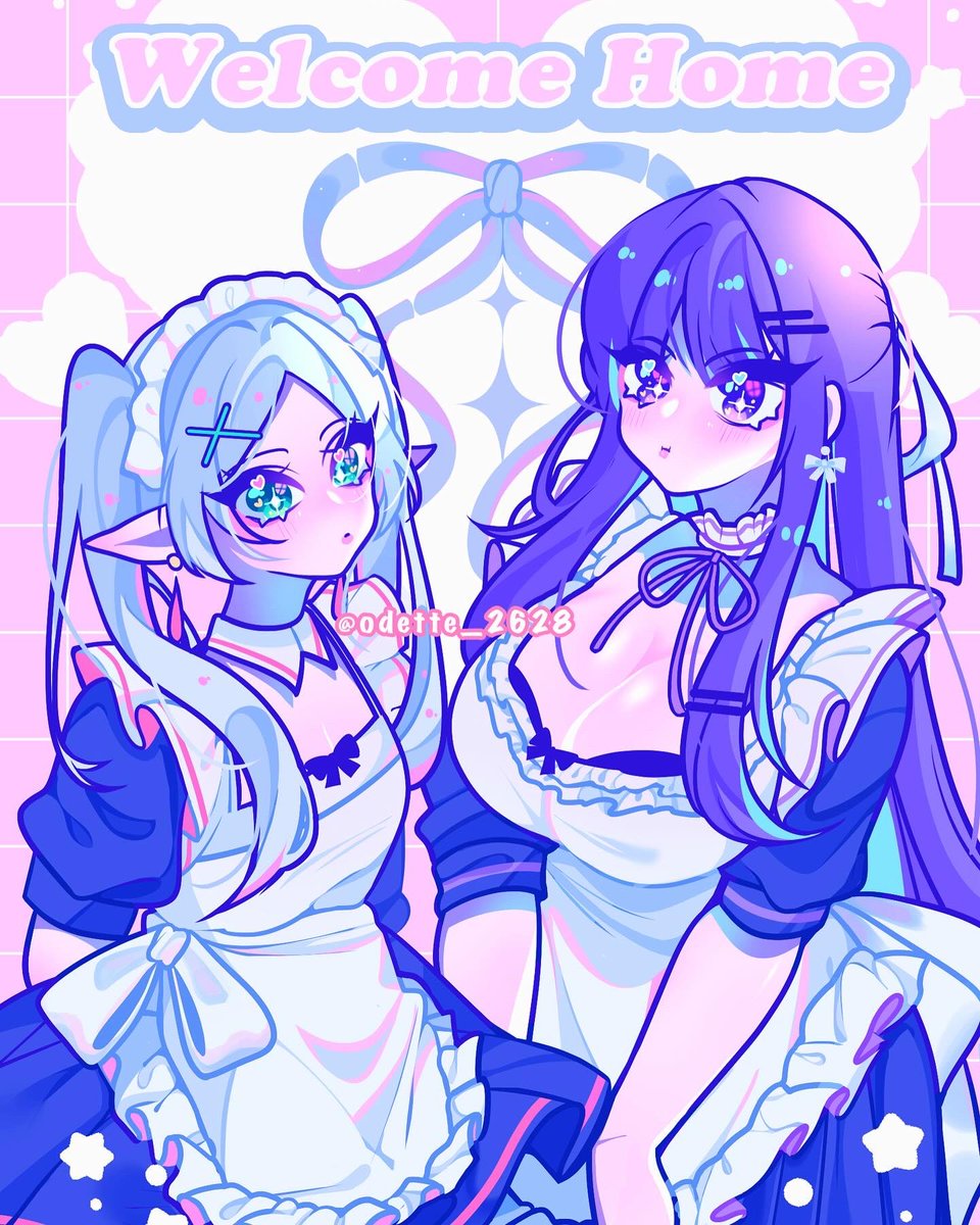 Frieren & Fern as maids🌷