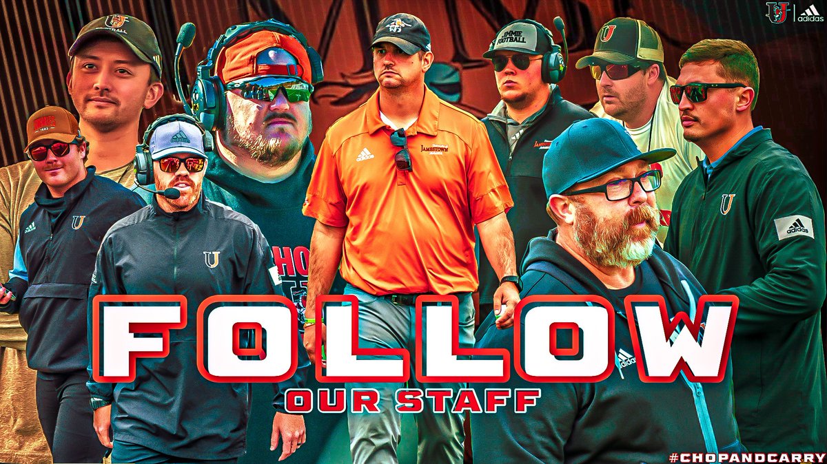 Recruits ‼️ Be sure to follow our coaching staff on X ‼️ #ChopAndCarry x #JimmiePride 🚨THREAD 1/4🚨