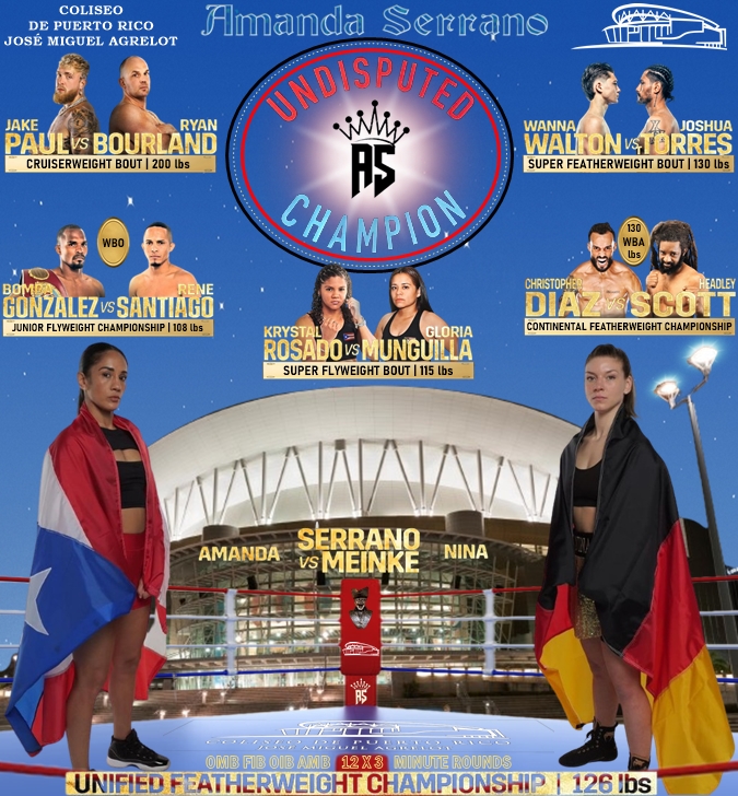 #SerranoMeinke 
@Serranosisters 
#CampeonaAbsoluta
#CampeonaUnificada
#CampeonanIdiscutible
#UndisputedChampion
#ColiseoDePuertoRicoJMA
#MostVpromotions
#DAZN