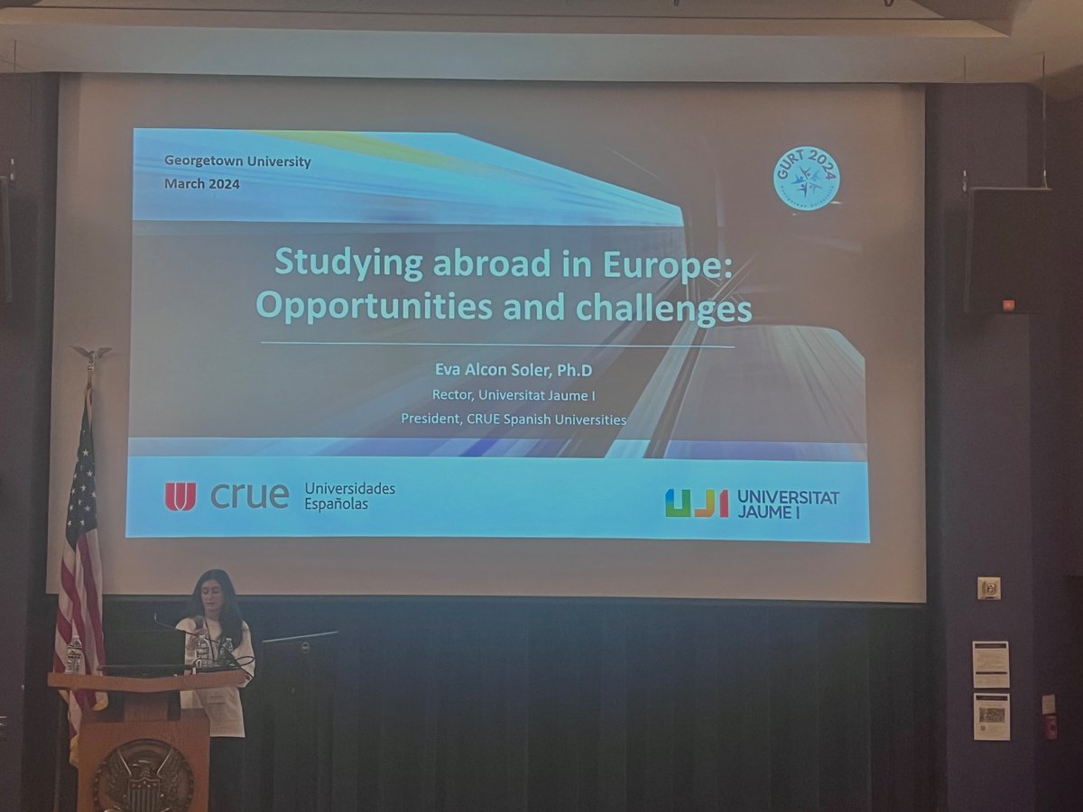 Eager to gain insights into the world of studying abroad in Europe? 🌍 Join the keynote session by Eva Alcón at #GURT2024 as she delves into 'Studying Abroad in Europe: Opportunities and Challenges.' An exploration of the transformative journey awaits! 🎓 #EducationAbroad