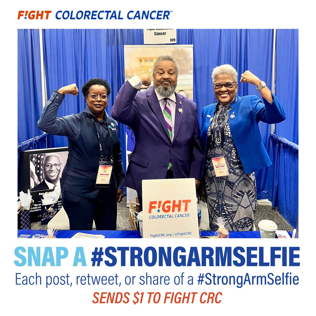 Fight Colorectal Cancer (@fightcrc) on Twitter photo For every #StrongArmSelfie Tweeted and Retweeted in March, $1 is donated to the fight against #ColorectalCancer. Snap a selfie, and let's raise awareness together! <a href="/CherylAlston19/">Cheryl Alston</a> For every #StrongArmSelfie Tweeted and Retweeted in March, $1 is donated to the fight against #ColorectalCancer. Snap a selfie, and let's raise awareness together! <a href="/CherylAlston19/">Cheryl Alston</a>