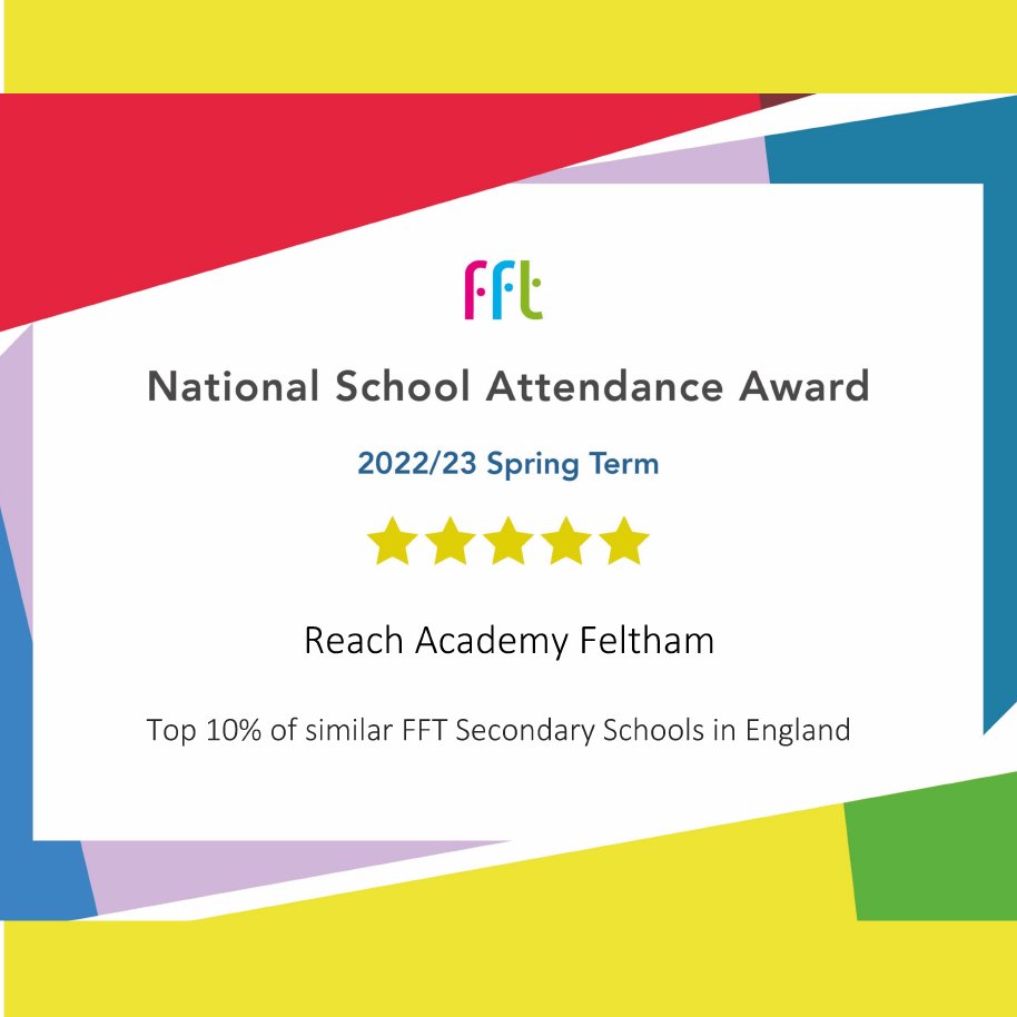 We're so pleased to have received these acknowledgments from the #FFTNationalAttendanceAwards ! 🎉🏆 We are in the top 10% for attendance compared to similar schools. What a testament to the dedication of staff, pupils, and families! #momentsmatterattendancecounts