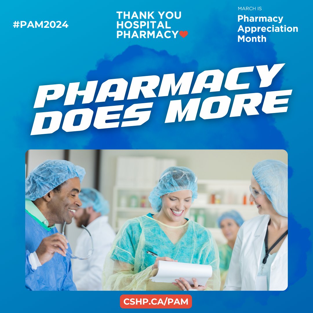 CSHP_SCPH's tweet image. To the 58,636 registered and licensed #RxTechs and pharmacists across Canada: We salute you this #PAM2024!
