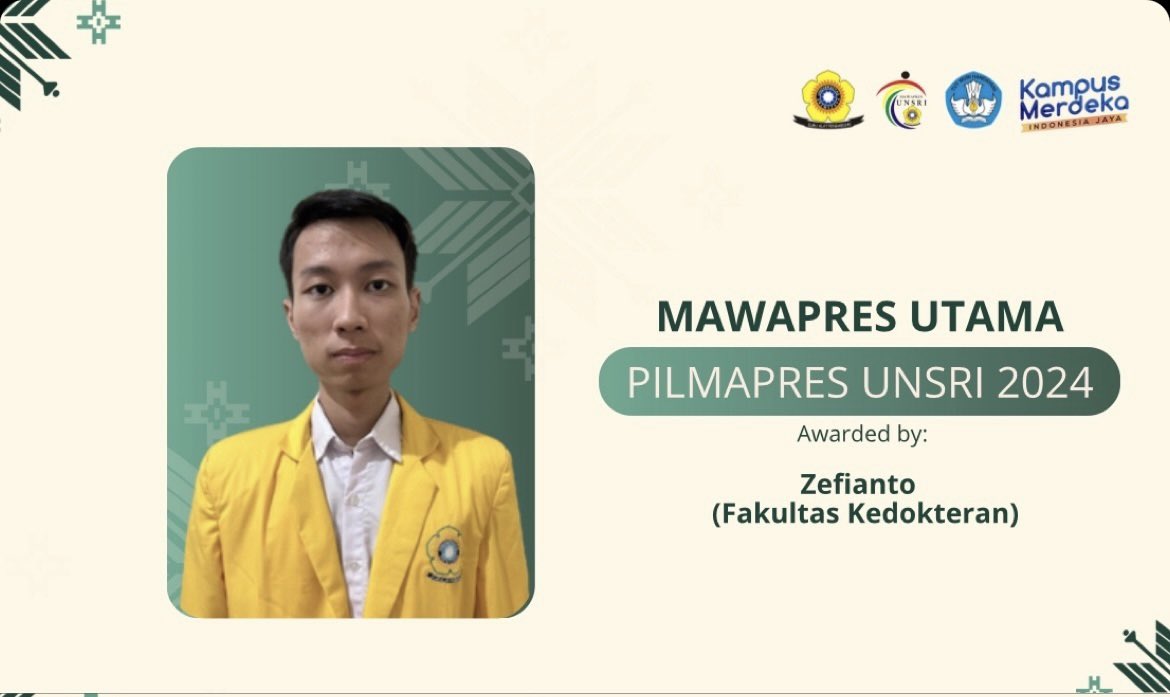 zefianto08's tweet image. Serba serbi Pilmapres FK sampai tingkat Univ dengan segala ke hectic annya 😭😭 thank uu my support system sudah menemani sampai sejauh inii :vv  -latepost
#fkunsri #unsri #pilmapres #mawapres