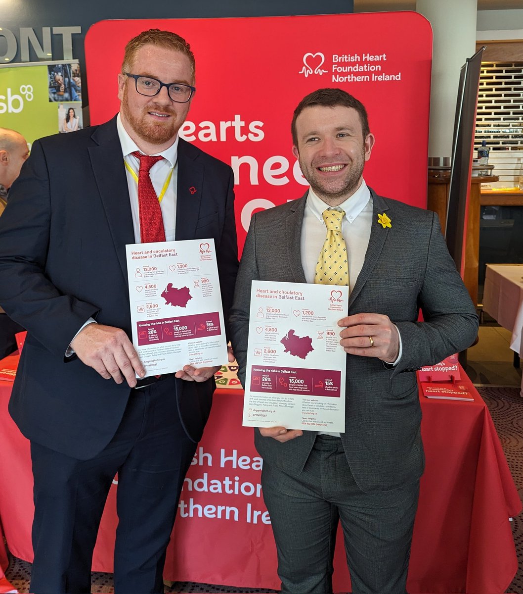 Thanks to @dhoneyford and @PMcReynoldsMLA for calling over to hear about the need to address the heart attack gender gap and the need for improved outcomes
