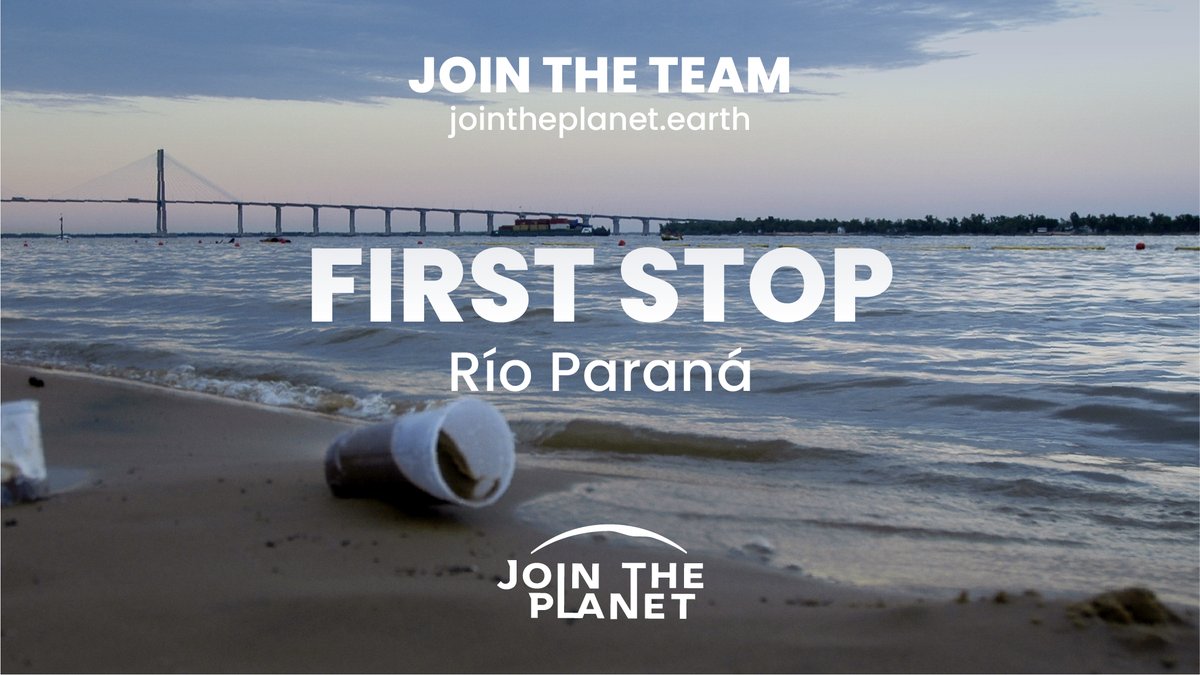 First Objective: cleaning and recycling the shores of Río Paraná, the second largest river of south america. Only working together we can achieve a sustainable future. Visit JoinThePlanet.earth for additional information. #LeoMessi #JoinThePlanet