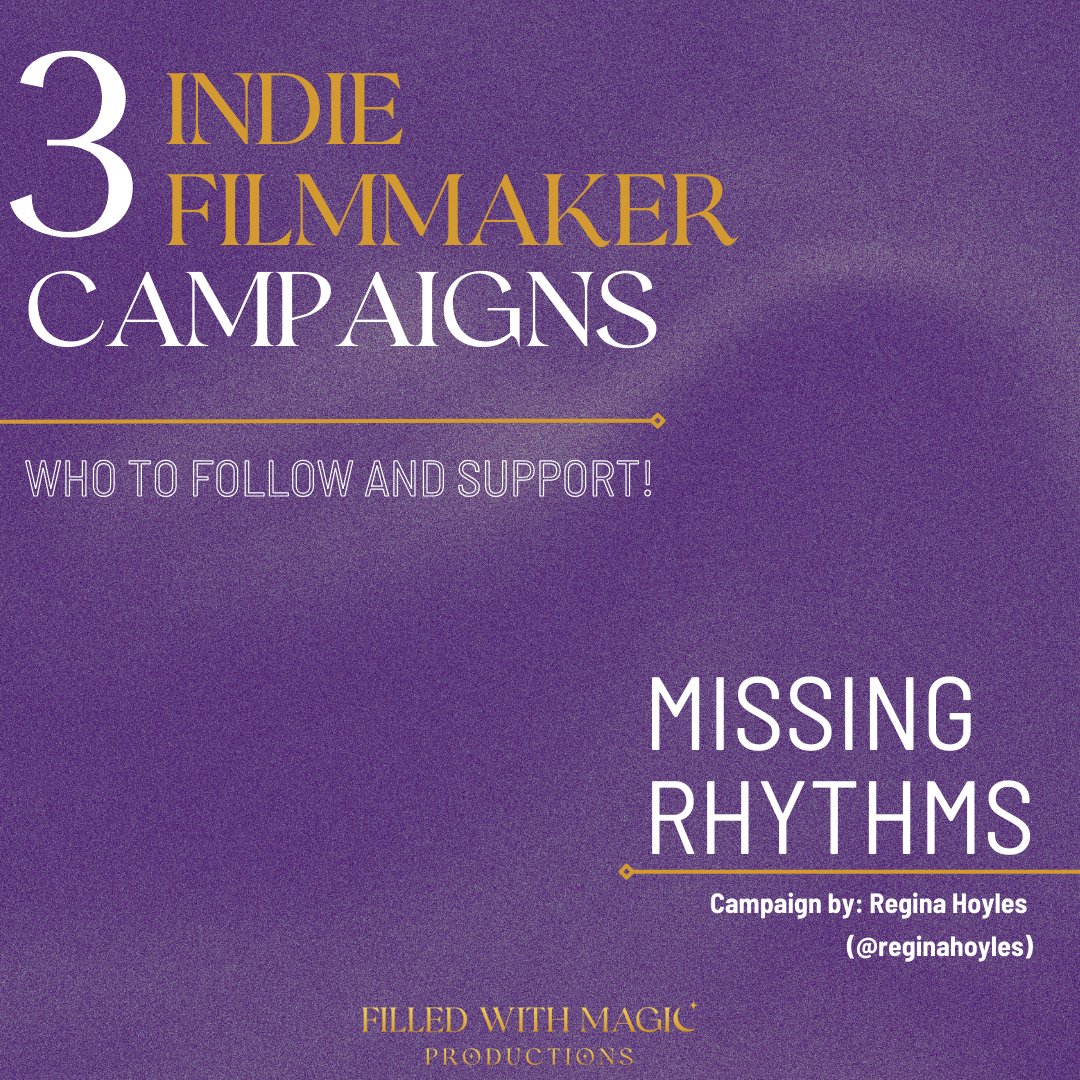 filledwmagic's tweet photo. 🚨#CrowdfundingAlert

✨MISSING RHYTHMS, a film highlighting themes of identity, representation, psychological tools of oppression and the epidemic of missing Black girls and women in this country.

🙌🏾Help this team reach their goal today! https://t.co/QsqL0FtLyR https://t.co/s8wwNrUZlC