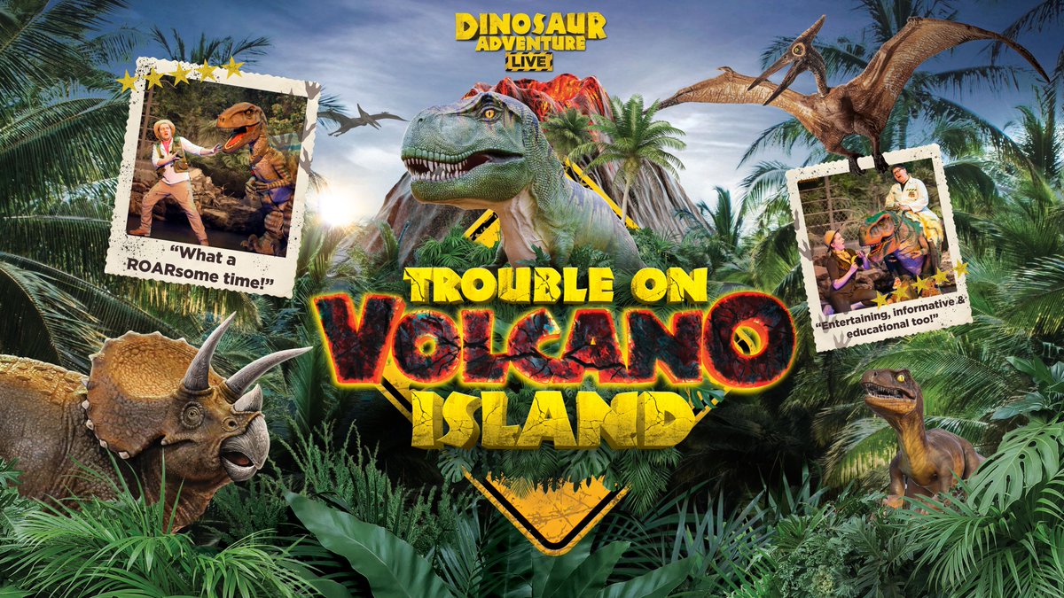 DINOSAUR ADVENTURE LIVE is back and even more ROARSOME! 🗓 Tuesday 9 April 🎟️Click here for more information and bookings: bedfordcornexchange.co.uk/events/dinosau… #bedford #lovebedford #dinosaurlive #april #forkids