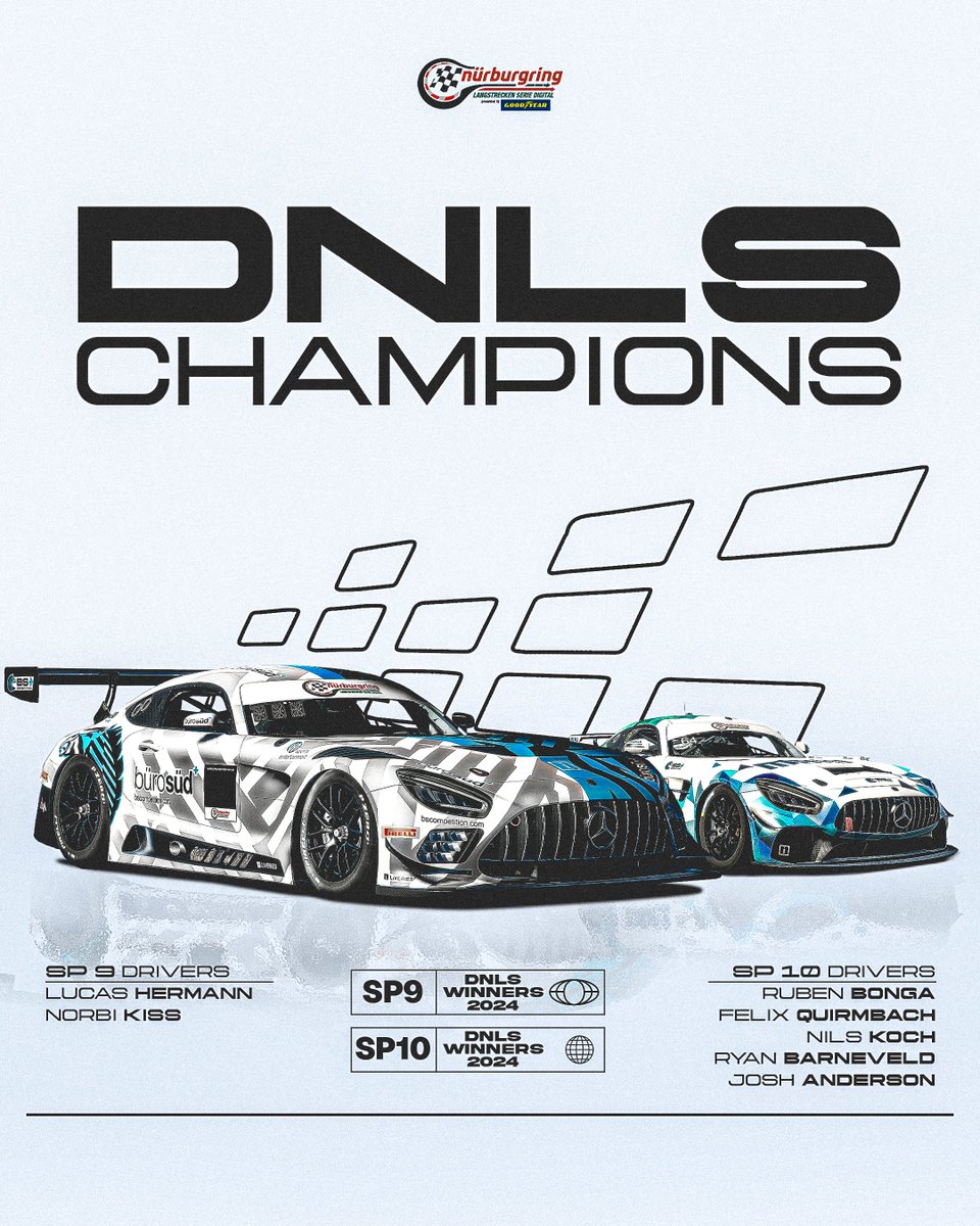 🏆CHAMPIONS IN GREEN HELL🏆

Since the birth of BS+COMPETITION in 2020, we've always held the #DNLS held at the Nordschleife close to our heart.

So winning the titles in both the SP9 and SP10 (as #MAHLERACINGTEAM) classes makes us incredibly proud🦓

#BSCOMPETITION | #ZEBRAWIN